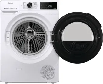 Hisense DH3V903UW/BLX Warmtepomp droger 9kg, 65dB, Energieklasse: A++, Hisense DH3V903UW/BLX Warmtepomp droger 9kg, 65dB, Energieklasse: A++,