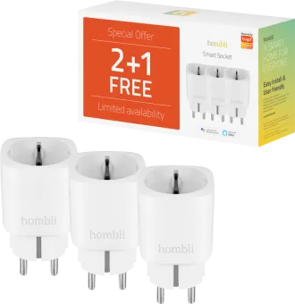 Hombli Slimme Stekker Wit 3-Pack
