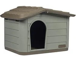 Hondenhok - Huisdierhuis - Bruin/Groen - 65x46x48cm