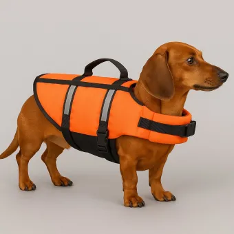 Hondenzwemvest - reddingsvest hond - honden zwemvest S A:30cm B:36-46cm C:44-54cm - Flamingo zwemvest Marinus - fluo oranje Hondenzwemvest - reddingsvest hond - honden zwemvest S A:30cm B:36-46cm C:44-54cm - Flamingo zwemvest Marinus - fluo oranje