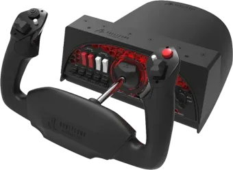 Honeycomb Alpha Flight Controls Yoke en Switch Panel PC