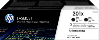 HP 201X Toner Zwart Duo Pack (Hoge Capaciteit)