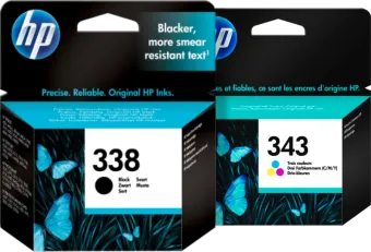 HP 338/343 Cartridge Combo Pack