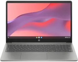 HP Chromebook 15a-nb0100nd Intel(R) N N100 39,6 cm (15.6") Full HD 4 GB LPDDR5-SDRAM 128 GB UFS Wi-Fi 6 (802.11ax) ChromeOS Zilver