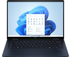 HP ENVY x360 14-fc0040nd Intel Core Ultra 5 125U Hybride (2-in-1) 35,6 cm (14") Touchscreen 2K 16 GB LPDDR5-SDRAM 512 GB SSD Wi-Fi 6E (802.11ax) Windows 11 Home Blauw