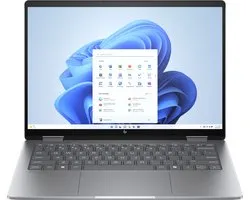 HP Envy x360 2-in-1 Laptop 14-fa0010nd, Windows 11 Home, 14", touchscreen, AMD Ryzen™ 5, 16GB RAM, 512GB SSD, WUXGA, Meteoor zilver