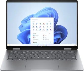 HP Envy x360 2-in-1 Laptop 14-fa0010nd, Windows 11 Home, 14", touchscreen, AMD Ryzen™ 5, 16GB RAM, 512GB SSD, WUXGA, Meteoor zilver