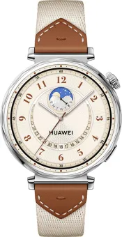 Huawei Watch GT5 Zilver/Bruin 41mm Huawei Watch GT5 Zilver/Bruin 41mm