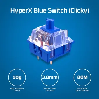HyperX Alloy Origins Core PBT HX Red Lineair Mechanisch Gaming Toetsenbord US QWERTY