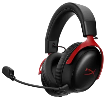 HyperX Cloud III S Wireless Rood/Zwart
