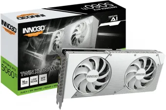 INNO3D GeForce RTX 5060 Ti TWIN X2 OC WHITE 16GB