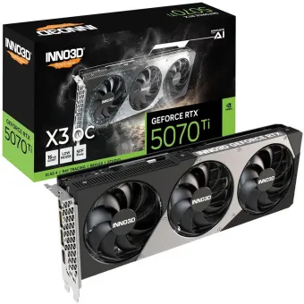 INNO3D GeForce RTX 5070 Ti X3 OC 16GB INNO3D GeForce RTX 5070 Ti X3 OC 16GB