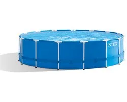 Intex Metal Frame™ Pool - Opzetzwembad - Ø 457 x 122 cm met filterpomp