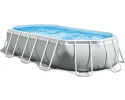 Intex Prism Frame Ovaal Opzetzwembad Set - 503 x 274 x 122 cm met filterpomp