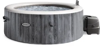 Intex PureSpa Greywood Deluxe Round Bubble Massage Set 4-persoons (220-240 Volt) Intex PureSpa Greywood Deluxe Round Bubble Massage Set 4-persoons (220-240 Volt)