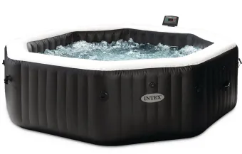 Intex PureSpa Onyx Black Octagon Jet & Bubble Deluxe 6 persoons (220-240Volt) Intex PureSpa Onyx Black Octagon Jet & Bubble Deluxe 6 persoons (220-240Volt)