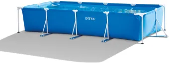 Intex Rectangular Frame Pool - Opzetzwembad - 450 x 220 x 84 cm Intex Rectangular Frame Pool - Opzetzwembad - 450 x 220 x 84 cm