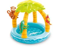 Intex Tropical Island Baby Pool - Opblaaszwembad - Ø 102 x 86 cm