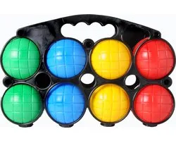 Jeu de boules set 8 plastic ballen