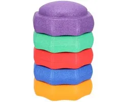 Jipy - Stapblokken Discover - 5 stuks in primaire kleuren