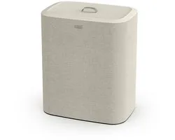 Joseph Joseph Tota Wasmand - 3 Compartimenten - Was Sorteren - 90 Liter - Ecru