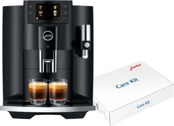 JURA E8 Piano Black (EC) + Onderhoudspakket
