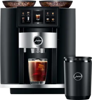 JURA GIGA 10 Diamond Black (EA) + melkkoeler