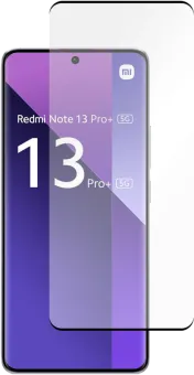 Just In Case Full Cover Xiaomi Redmi Note 13 Pro+ Screenprotector Zwart