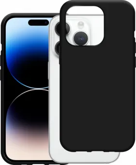 Just in Case Soft Design Apple iPhone 14 Pro Back Cover Zwart