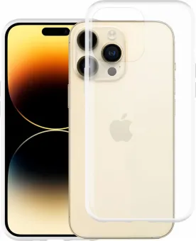 Just in Case Soft Design Apple iPhone 14 Pro Max Back Cover Transparant