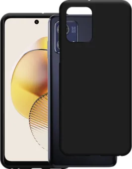 Just in Case Soft Design Motorola Moto G73 Back Cover Zwart