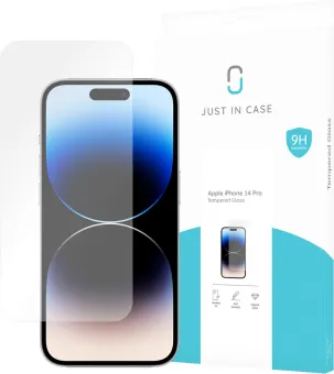 Just In Case Tempered Glass Apple iPhone 14 Pro Screenprotector