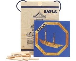 KAPLA - KAPLA Blank - Constructiespeelgoed - Blauw Voorbeeldboek - 280 Plankjes