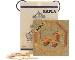KAPLA - KAPLA Blank - Constructiespeelgoed - Geel Voorbeeldboek - 280 Plankjes