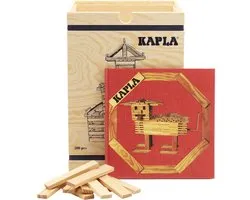 KAPLA - KAPLA Blank - Constructiespeelgoed - Voorbeeldboek - 280 Plankjes