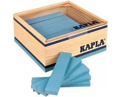 KAPLA - KAPLA Kleur - Constructiespeelgoed - Lichtblauw - 40 Plankjes