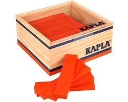 KAPLA - KAPLA Kleur - Constructiespeelgoed - Oranje - 40 Plankjes
