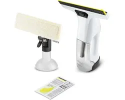 Karcher WV 6 Plus Ruitenreiniger - Siliconen zuigstrip - LED display - Looptijd 100 min. - Werkbreedte 280 mm - Incl. sproeiflacon, microvezeldoek, reinigingsmiddelconcentraat