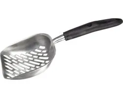 Kattenbakschepje poepschepje Aluminium Groen