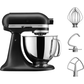 KitchenAid Artisan Mixer 5KSM125EBM Mat Zwart KitchenAid Artisan Mixer 5KSM125EBM Mat Zwart