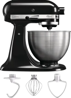 KitchenAid Classic Mixer 5K45SSEOB Onyx Zwart