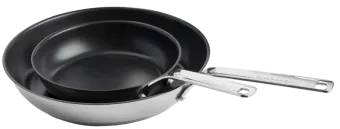 KitchenAid Stainless Steel Koekenpannenset 20 + 28 cm