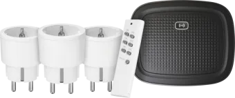 KlikAanKlikuit Stekkers met afstandsbediening 3-Pack + Bridge