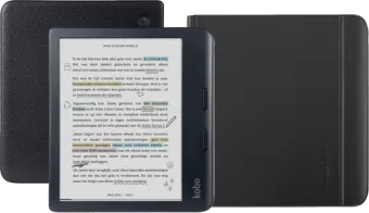 Kobo Libra Colour Zwart + Notebook Sleep Cover Zwart