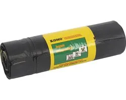 KOMO Afvalzakken met Trekband - 60 Liter - 15 Stuks