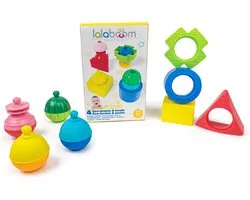 Lalaboom - Vormen En Educatieve Kralen (12 Stuks) - Geschikt Vanaf 10 Maanden