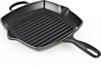 Le Creuset Skillet Vierkante Grillpan 26 cm Zwart Le Creuset Skillet Vierkante Grillpan 26 cm Zwart