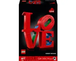 LEGO Art LOVE Woonaccessoire Decoratie Bouwpakket voor Volwassenen, Valentijnscadeau - 31214
