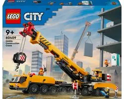 LEGO City Gele mobiele bouwkraan speelgoedset - 60409