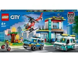 LEGO City Hoofdkwartier van hulpdienstvoertuigen Set - 60371